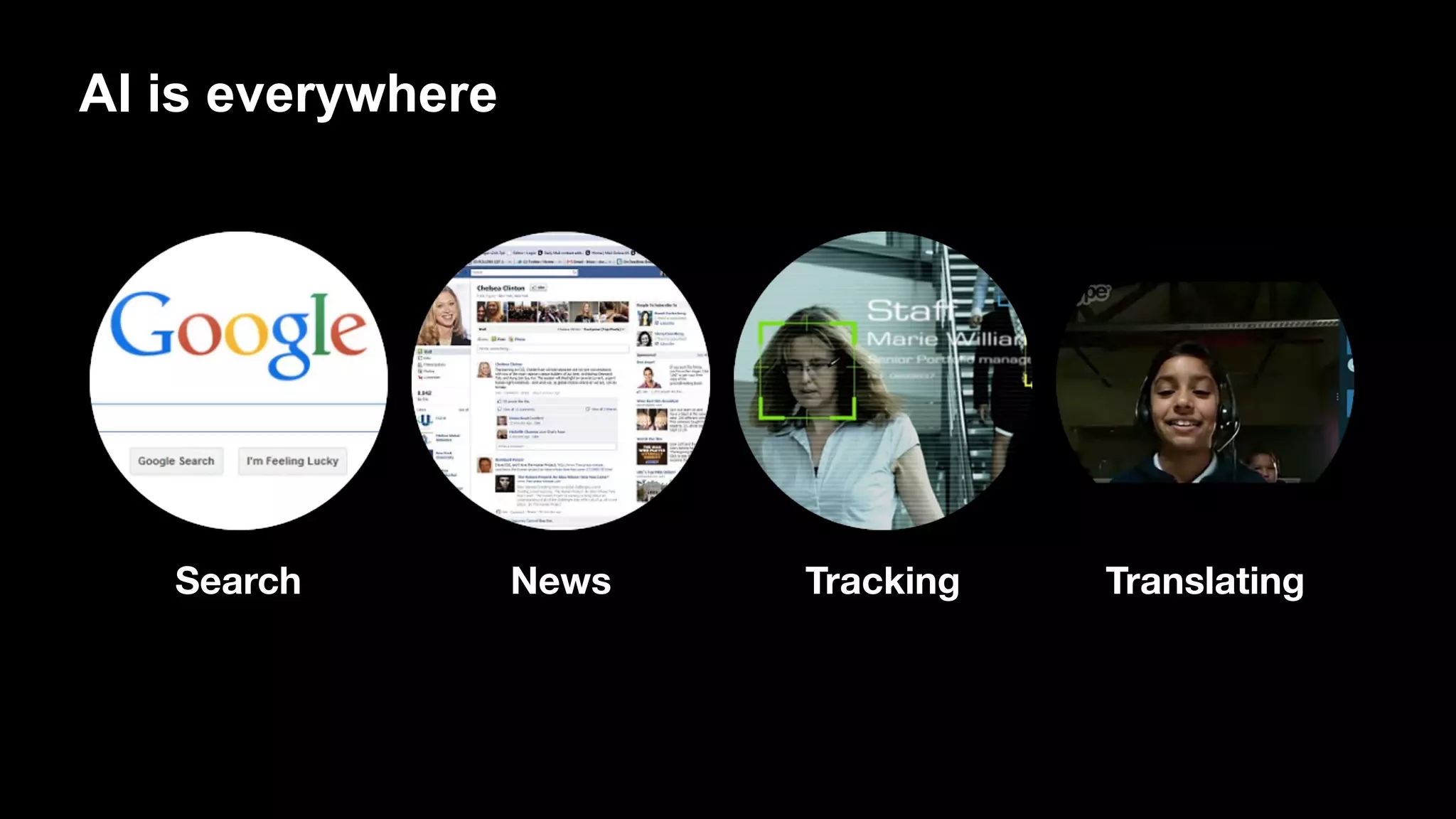 AI is everywhere
Search News Tracking Translating
 