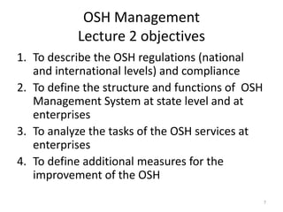 L02-03 Management of Occupational Safety and Health (M-OSH) | PDF