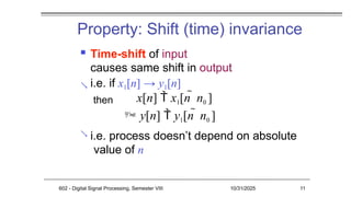 Time domain representation of signals and systems | PPTX