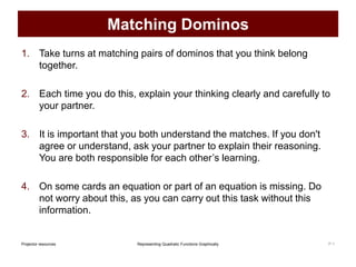 l020_slides representing quadratic functions graphically - gamma.ppt ...