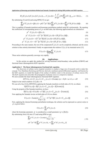 Applications of Homotopy perturbation Method and Sumudu Transform for ...