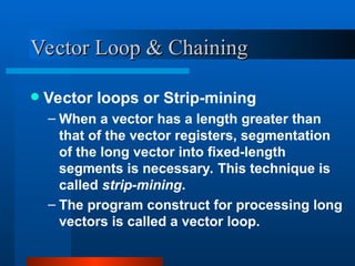 Comprehensive Overview of Parallel Processing, Pipelining, and Vector ...