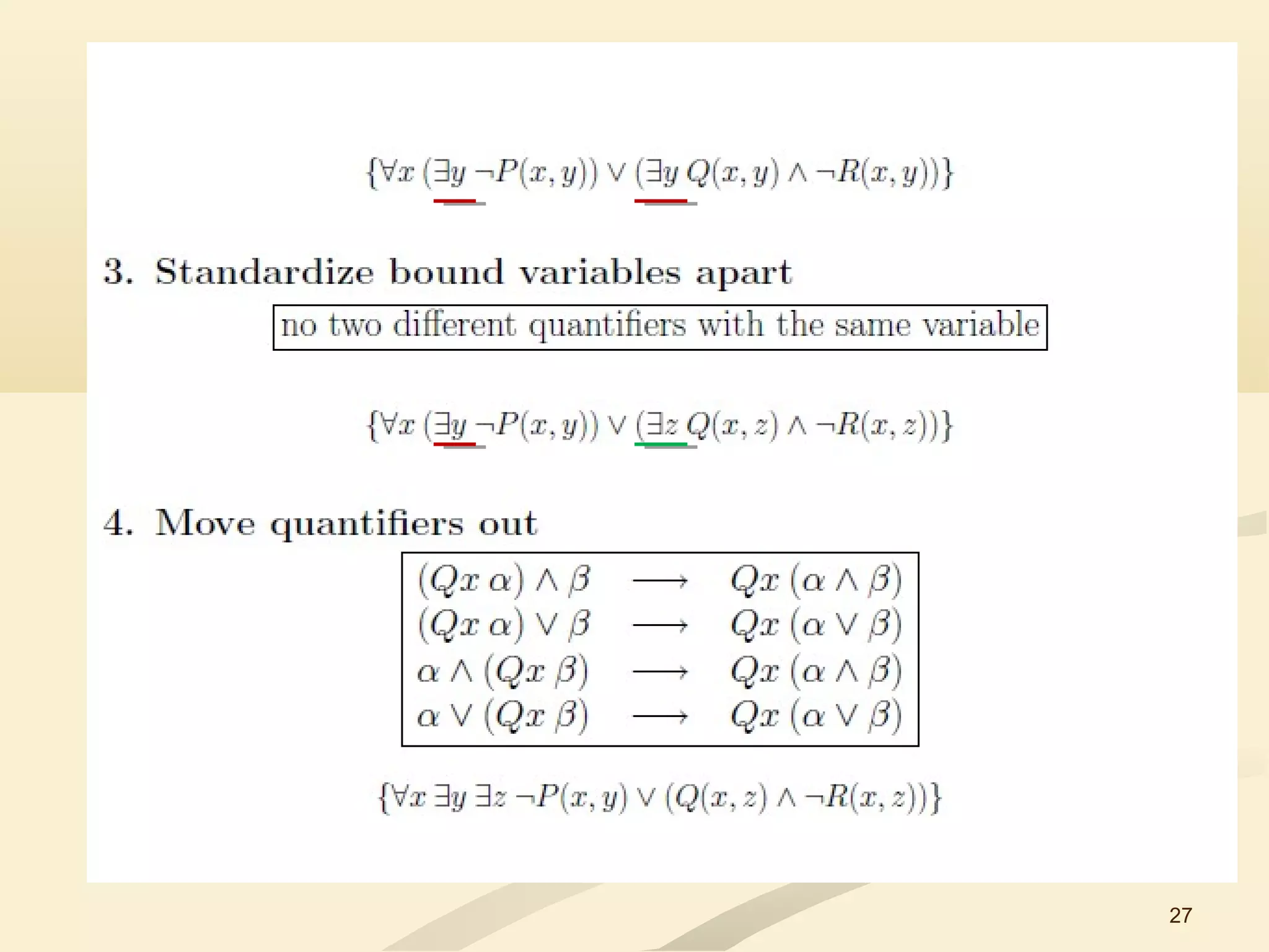 L03 ai - knowledge representation using logic | PPT | Programming ...