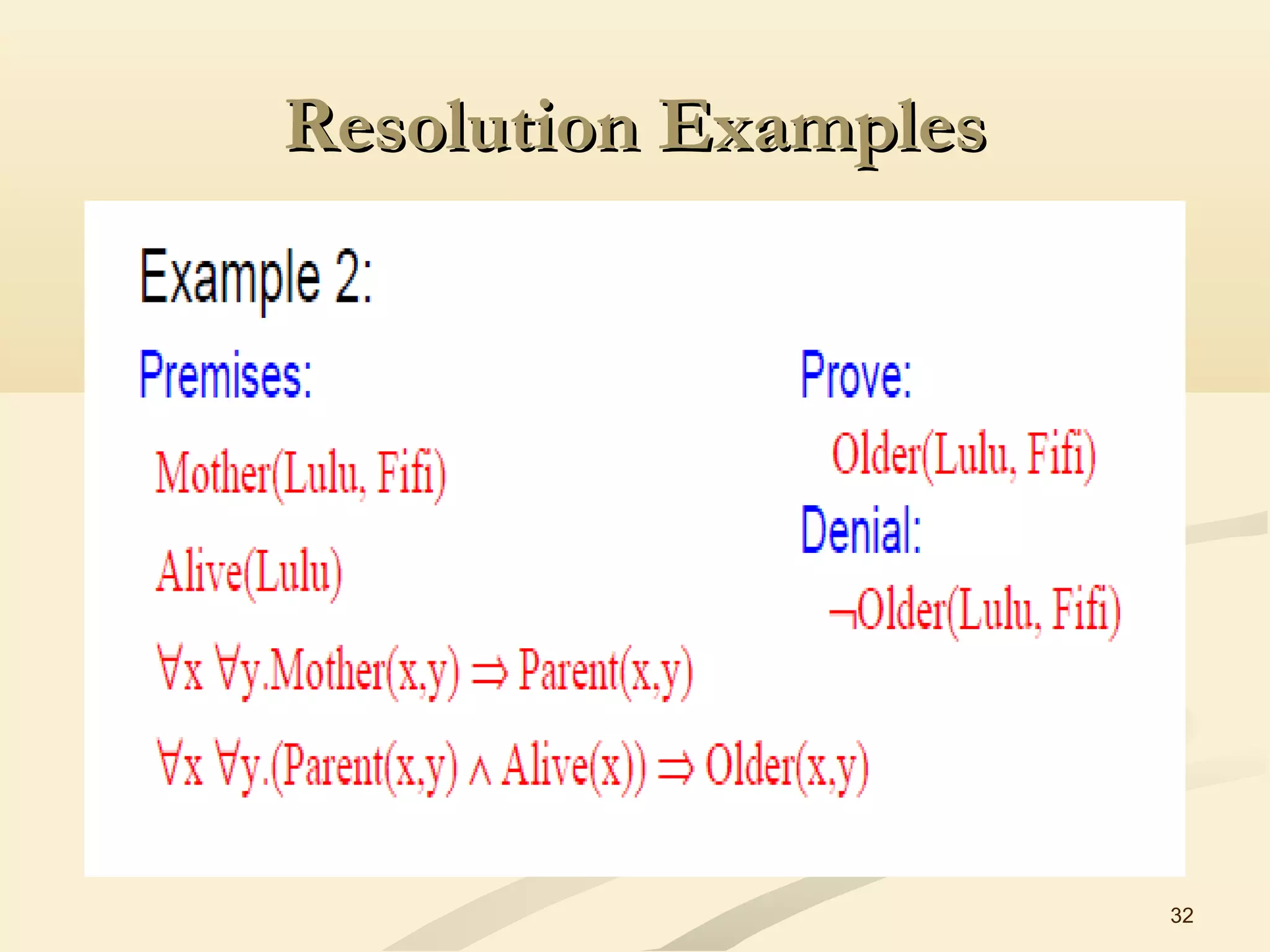 L03 ai - knowledge representation using logic | PPT | Programming ...