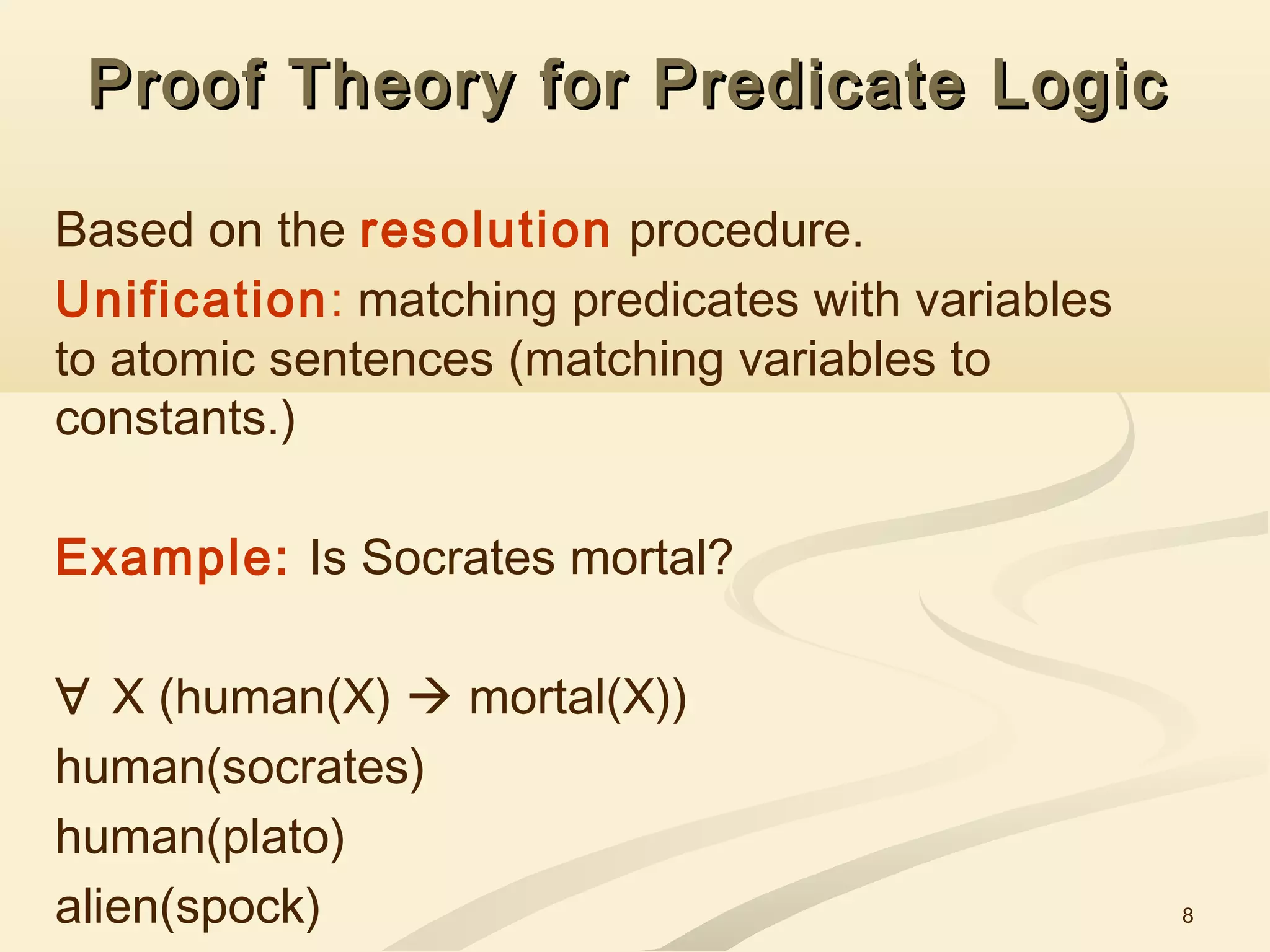L03 ai - knowledge representation using logic | PPT | Programming ...