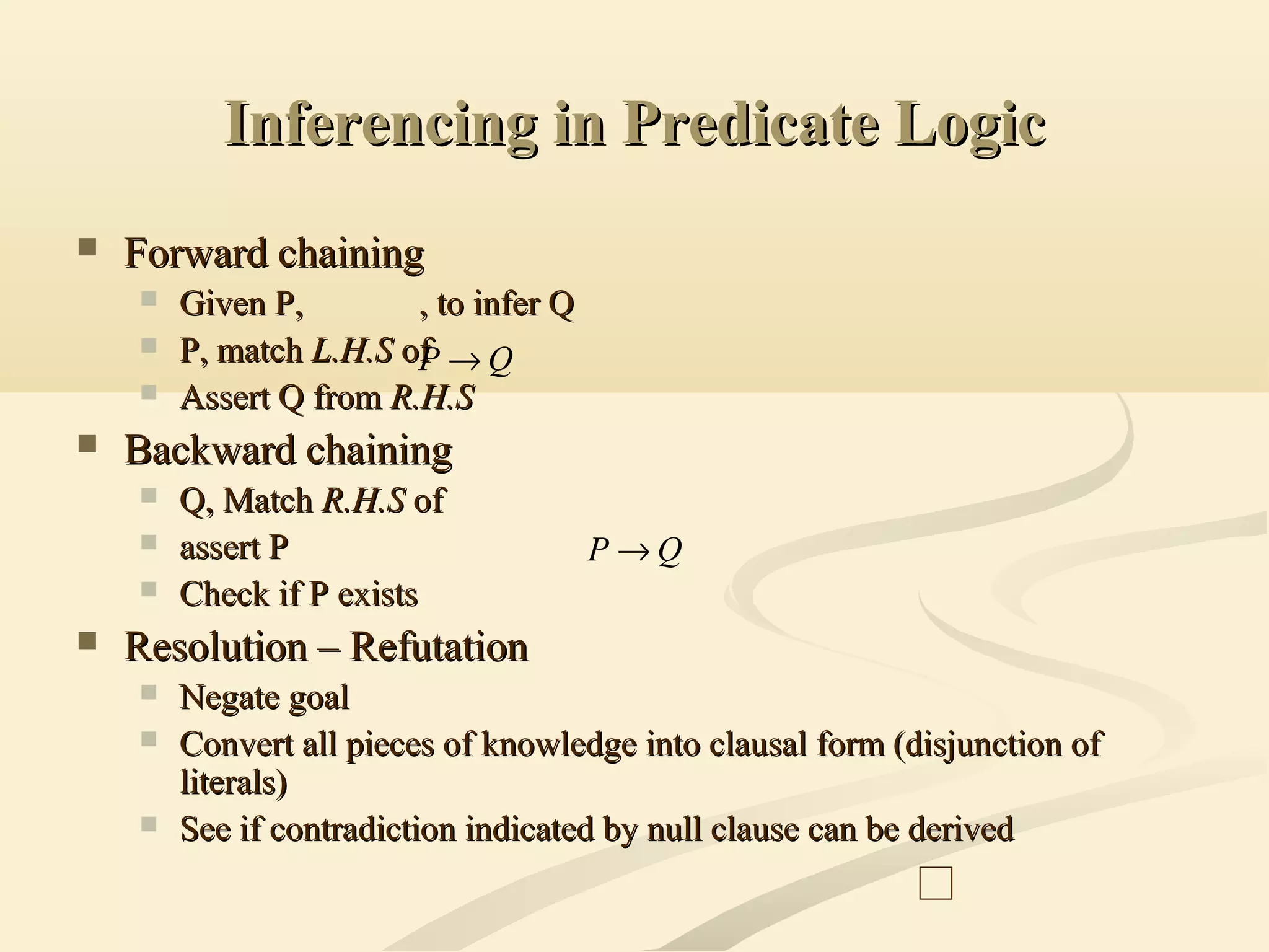 L03 ai - knowledge representation using logic | PPT | Programming ...