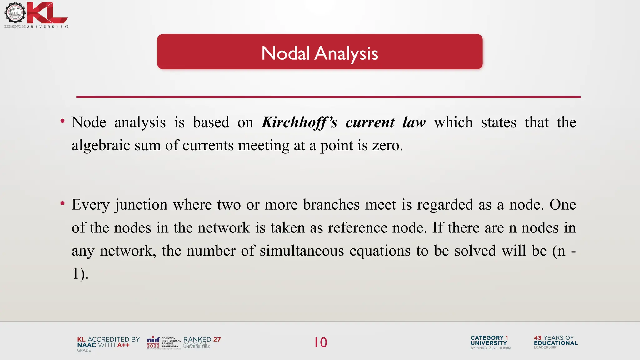 L03_Mesh and Nodal Analysis.pptxkuaewbgewb.dskBD | PPTX