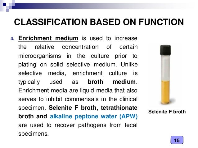Medical Microbiology Laboratory Culture Media Classification