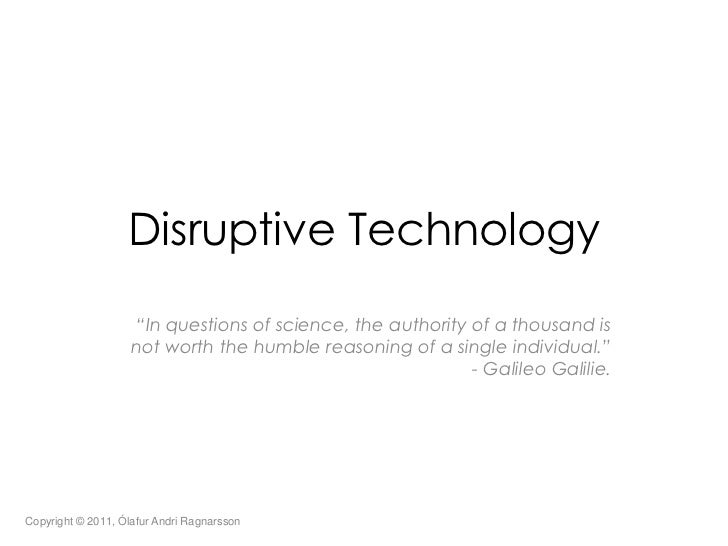 Is the ipad a disruptive technology case study summary