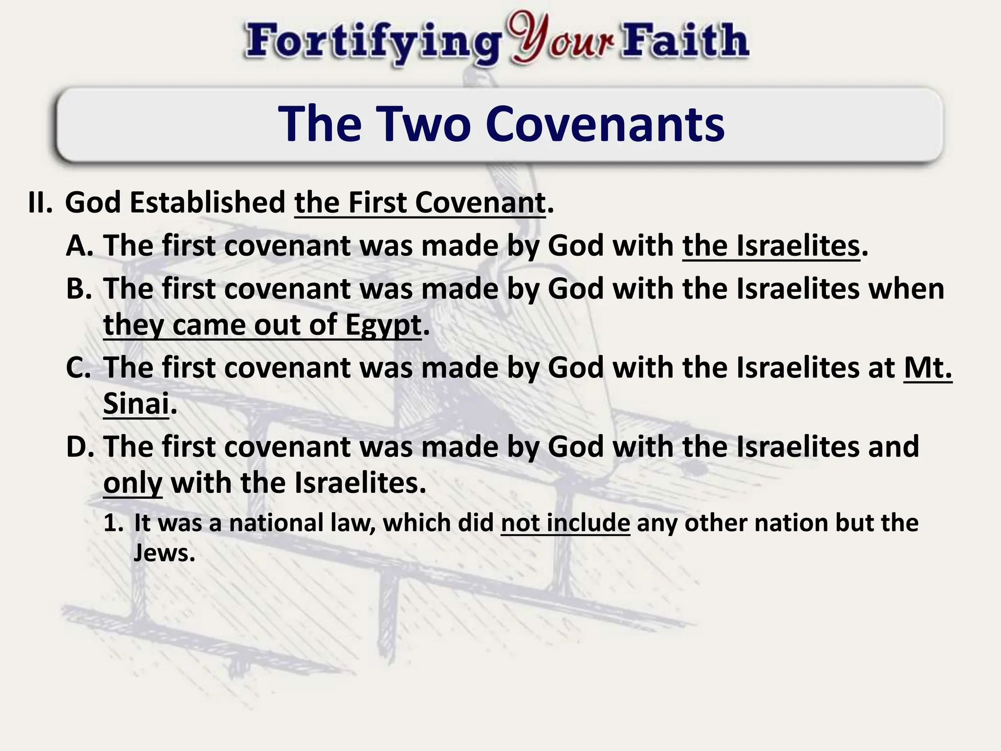Springing Covenant L06-The-Two-Covenants.pptx
