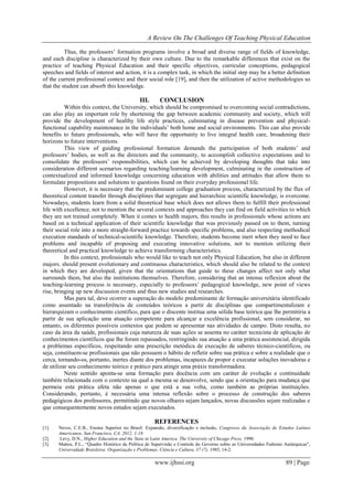 A Review on the Challenges of Teaching Physical Education | PDF