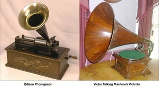 Edison Phonograph Victor Talking Machine’s Victrola
 