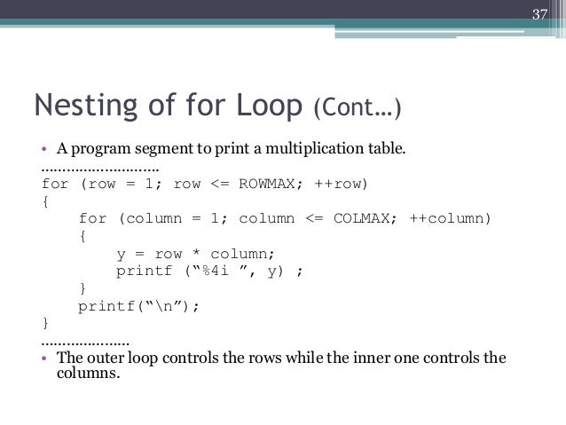 COM1407: Program Control Structures – Repetition and Loops