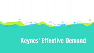 Keynes’ Effective Demand
 