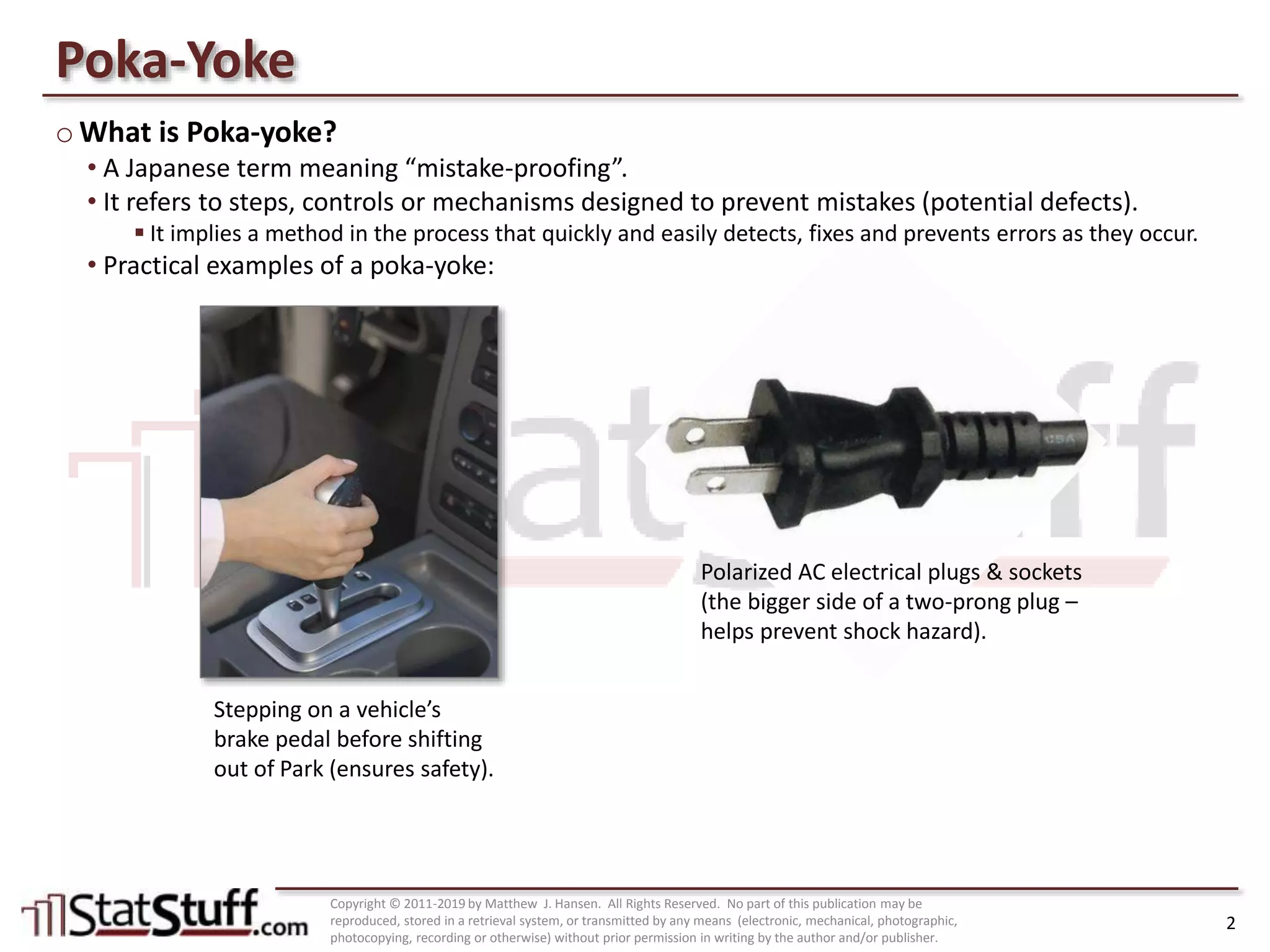 Poka Yoke with Matt Hansen at StatStuff
