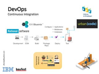 DevOps
Continuous Integration
Herramientas	
Alternativas
jflorido@baufest.com
 