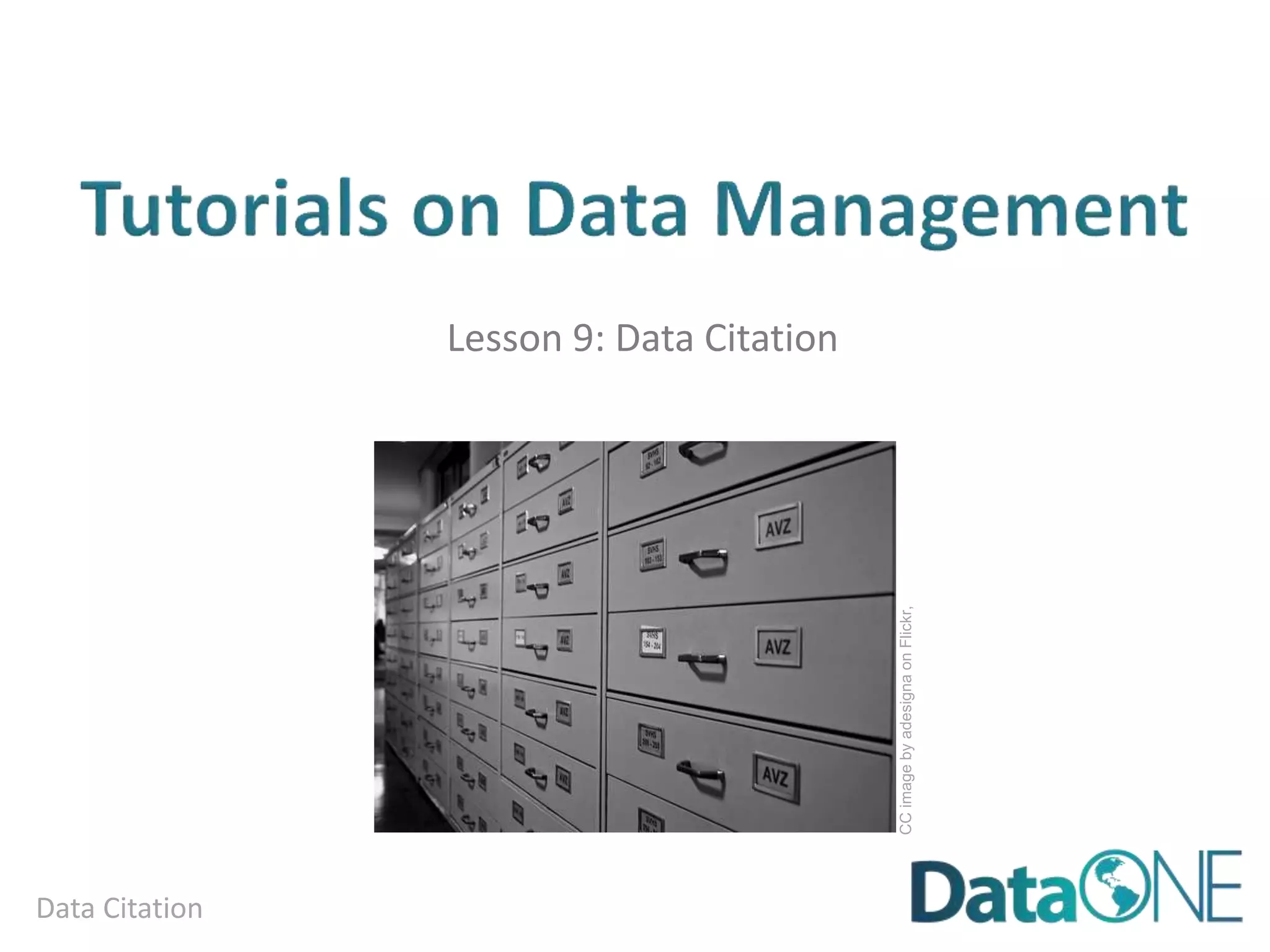 Analysis and Workflows
Lesson 9: Analysis and Workflows
CCimagebywlef70onFlickr
 