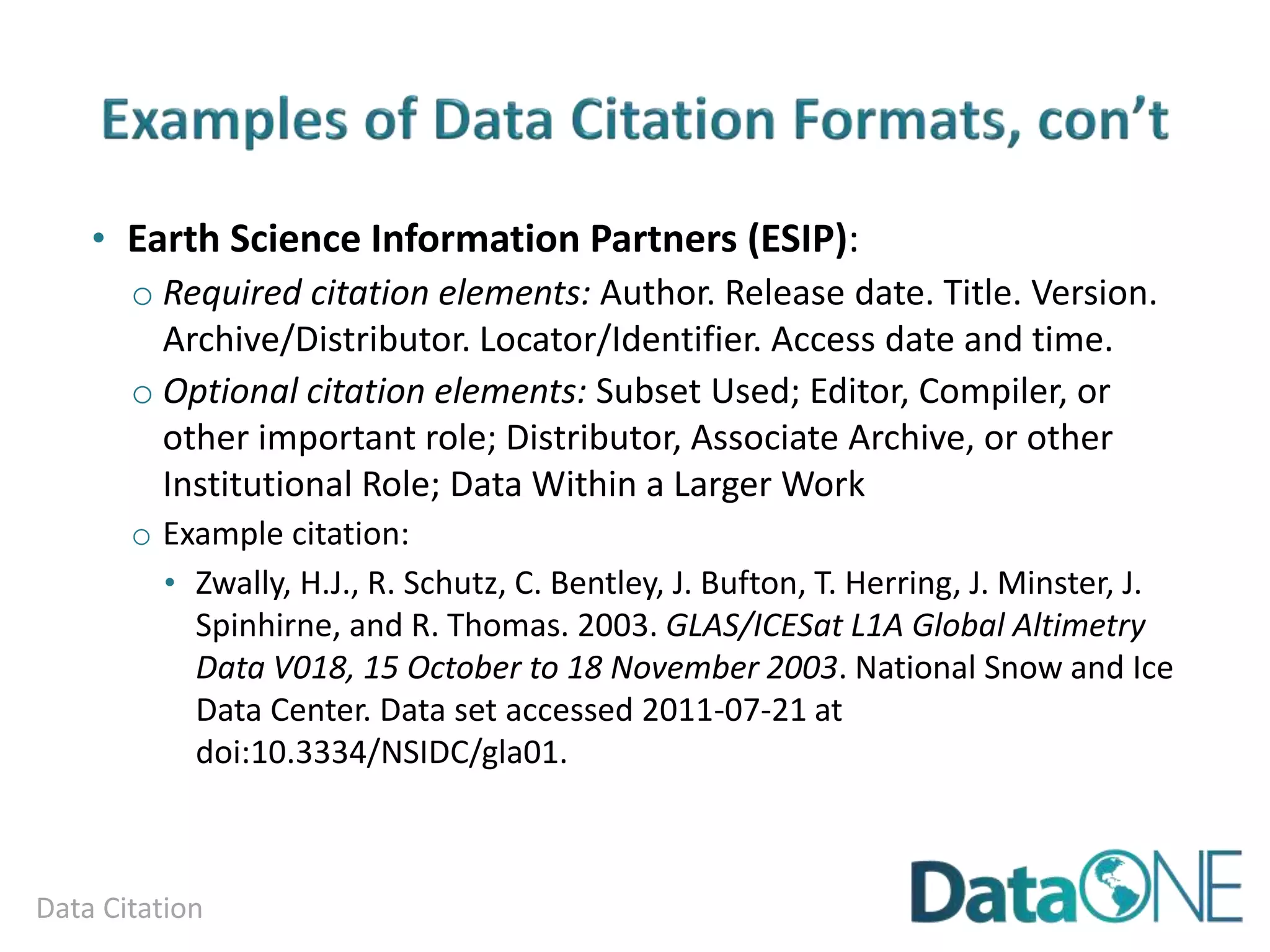 Analysis and Workflows
Workflow diagrams: Some basic building blocks
Analytical
process
Data
(input or
output)
Decision
Predefined
process
(subroutine)
o Inputs or outputs include data, metadata, or visualizations
o Analytical processes include operations that change or
manipulate data in some way
o Decisions specify conditions that determine the next step
in the process
o Predefined processes or subroutines specify a fixed multi-
step process
 