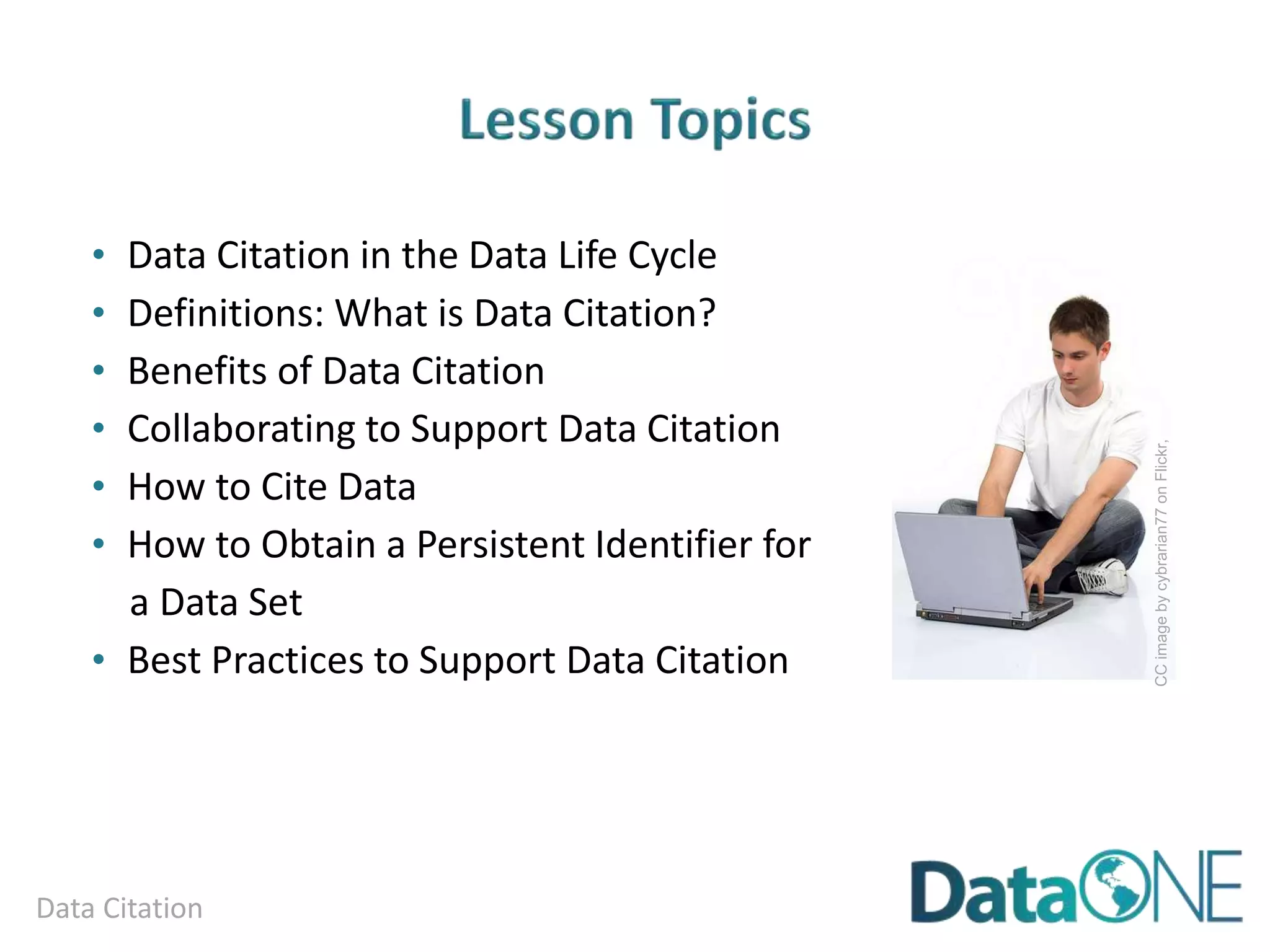 Analysis and Workflows
• Overview of typical data analyses
• Reproducibility & provenance
• Workflows in general
• Informal workflows
• Formal workflows
• Version Control
CCimagebyjwalshonFlickr
 
