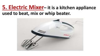 Baking Tools and Equipment | PPTX