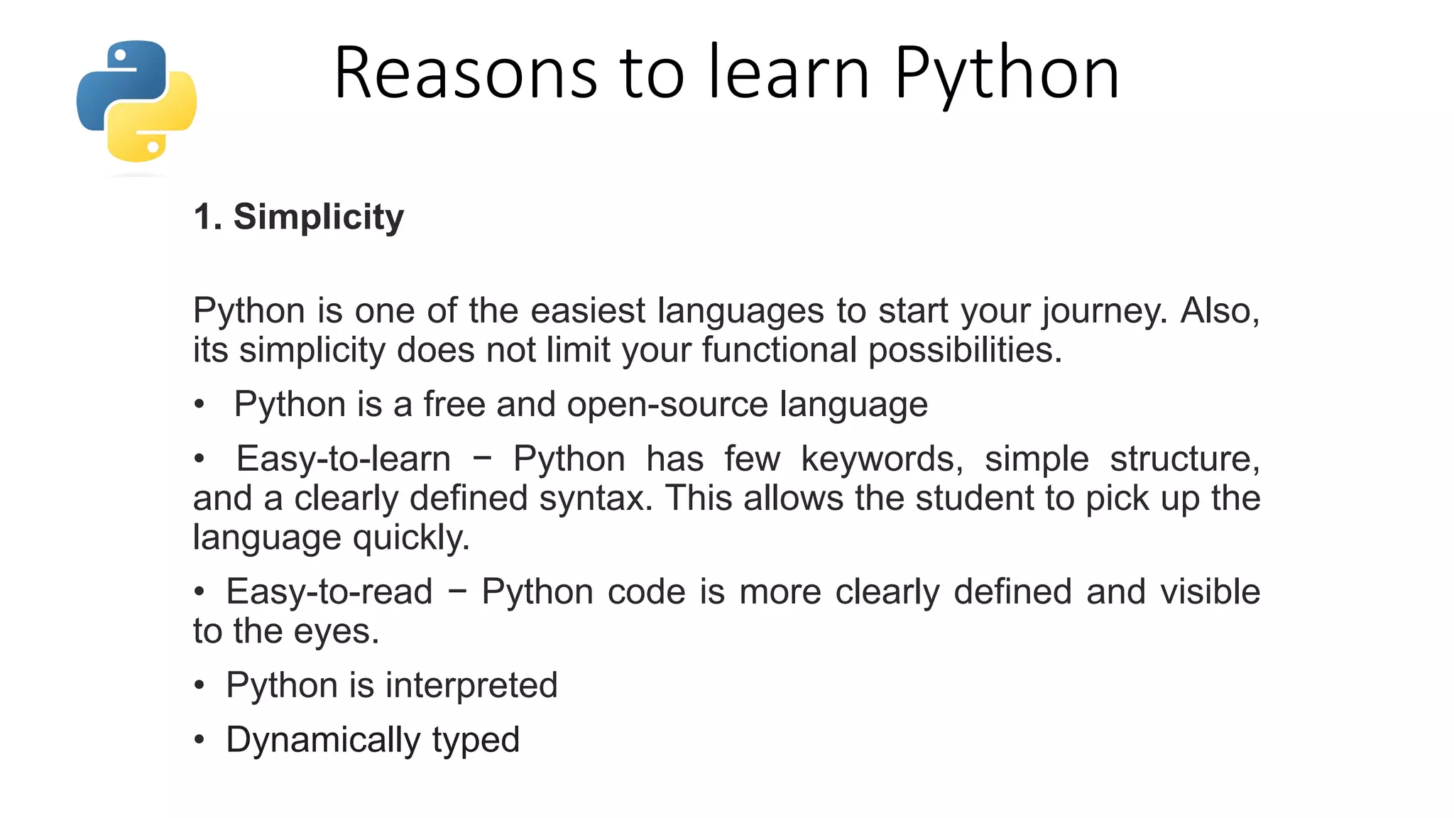 Python basics | PPTX