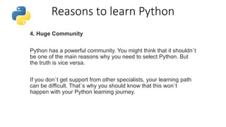 Python basics | PPTX