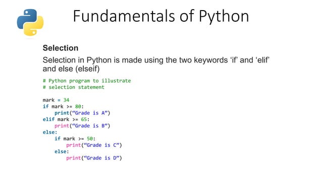 Python basics | PPTX