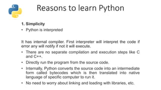 Python basics | PPTX