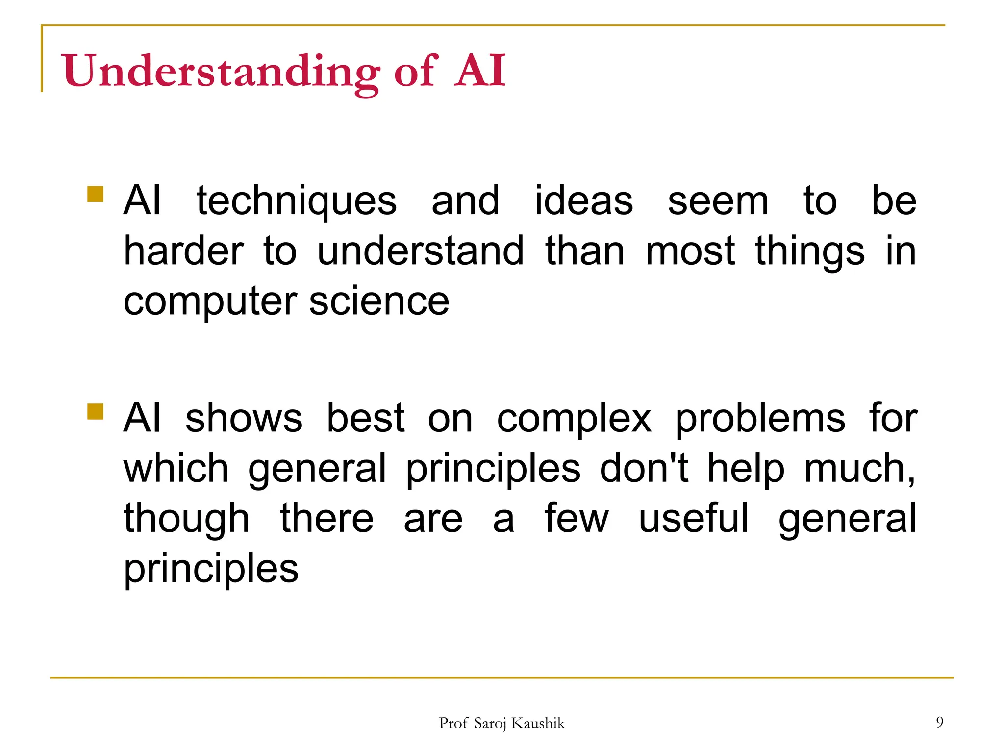 Introduction to AI,Characteristics of AI | PPTX