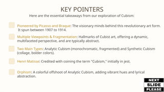 L1. INTRODUCTION-TO-CUBISM . Visual Arts year 3 | PPTX