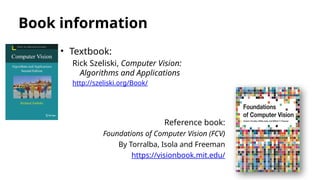 Comprehensive Introduction to Computer Vision: Techniques, Applications ...