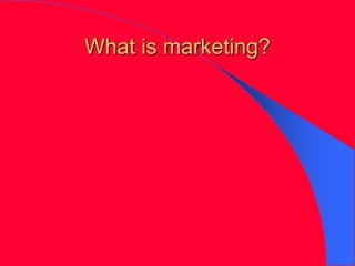 L1 introduction to marketing mm i | PPTX | Marketing and Advertising ...