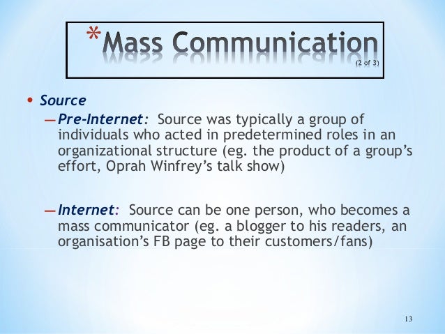 L 1 Intro To Mass Communication