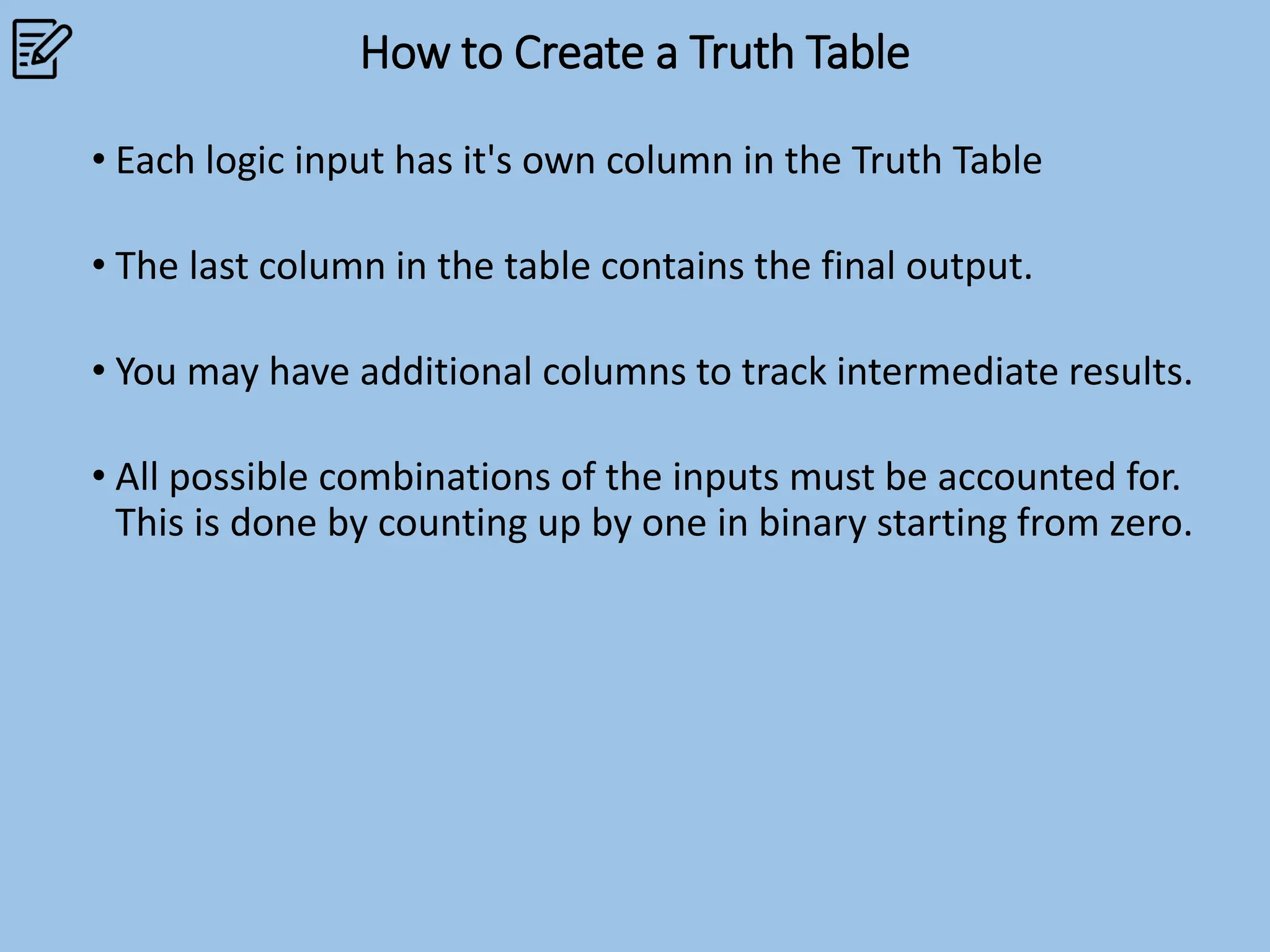 L1 - Logic Gate & Truth Tables - student.pdf