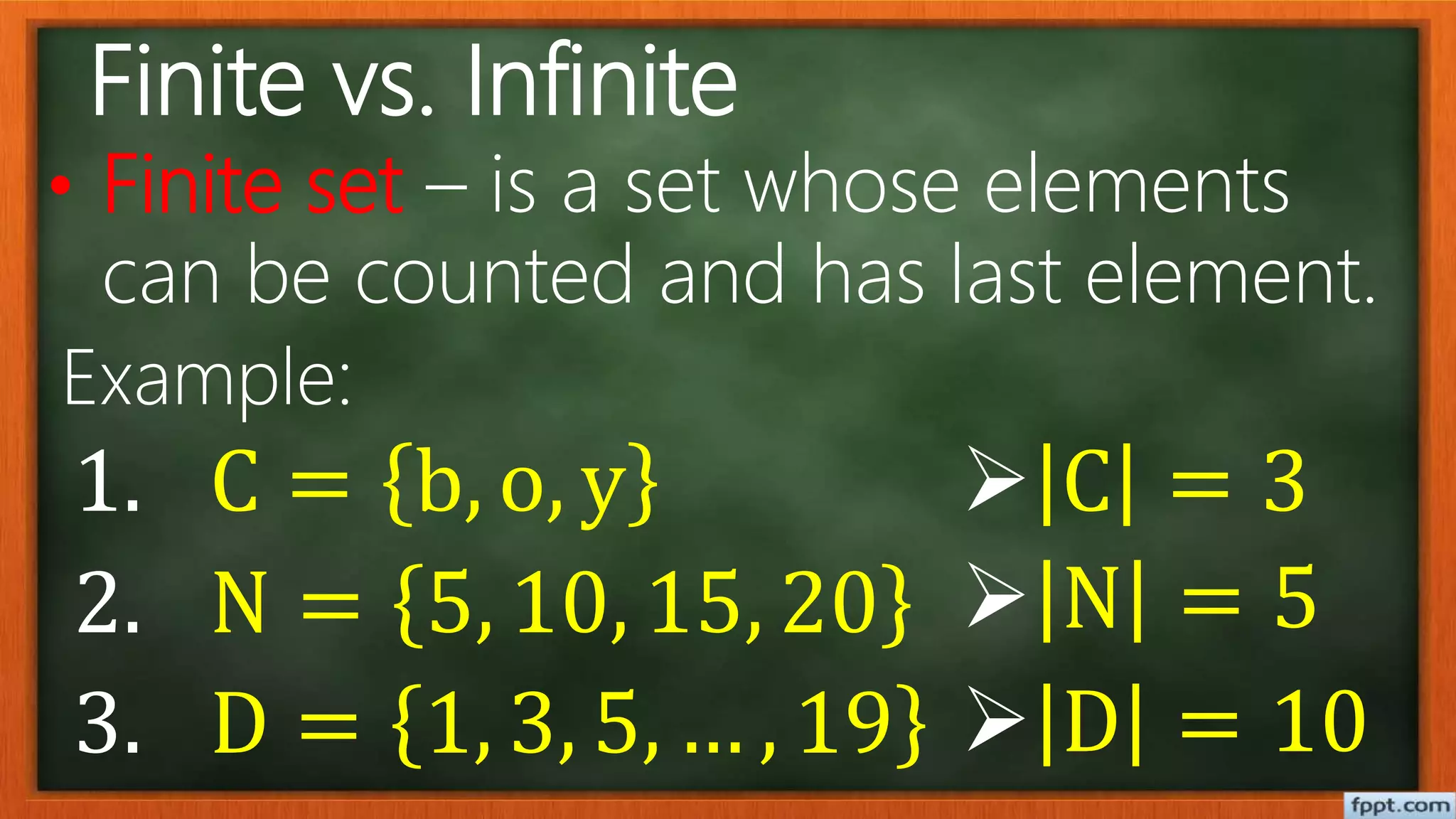 Cardinality Of A Set