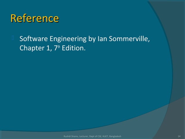 L1 overview of software engineering | PPT