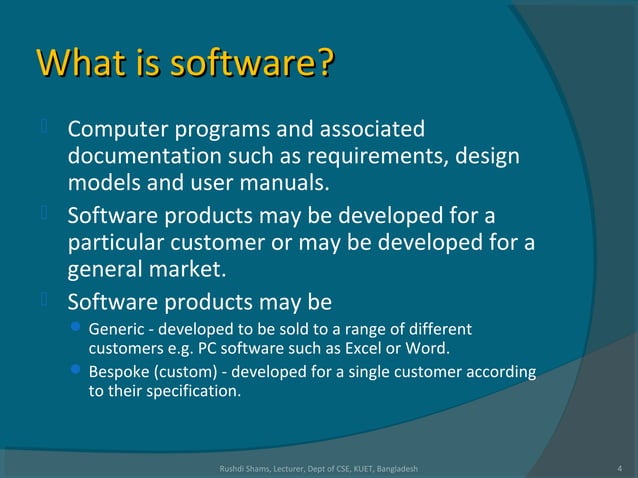 L1 overview of software engineering | PPT