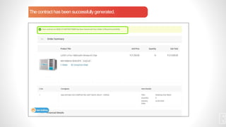 The contract has been successfullygenerated.
4
6
 