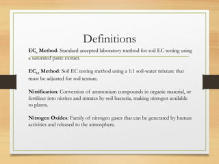 Soil pH and EC level, how to check the soil pH | PPTX