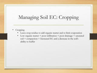 Soil pH and EC level, how to check the soil pH | PPTX