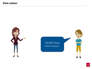 SMART klingt
schon mal gut...
Ziele setzen
 