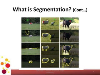 What is Segmentation? (Cont…)
COM 2304 - Computer Graphics & Image
Processing
4
 