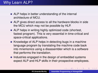 L10 assembly-language-programming-of-atmega328 p | PDF