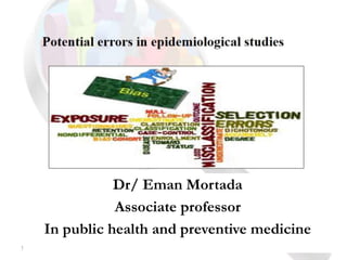 Dr/ Eman Mortada
Associate professor
In public health and preventive medicine
 