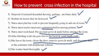 How to prevent cross infection in the hospital
 