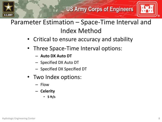 L 10 d muskingum cunge routing method | PPTX