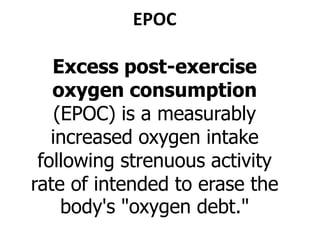 AnaeorbicGlycolysisAdd its most basic CHO – 18chemical steps- ATP resynthesisPyruvate – Lactic Acid- Lactate+H1Needs 2 ATPs – produces 4ATP’s 