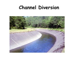 Diversion Channel Example L10 Hard Engineering Flood Solutions | PPT