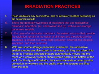 L10 radiation sources and equipment used in industrial practices | PPTX
