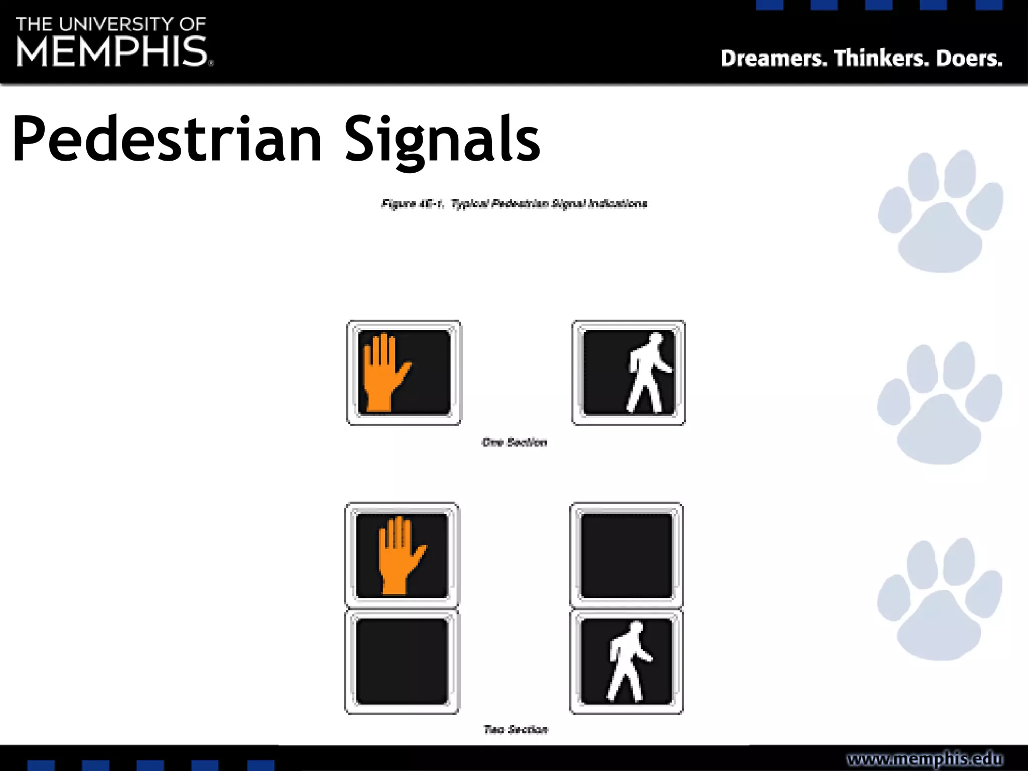 Pedestrian Signals
 